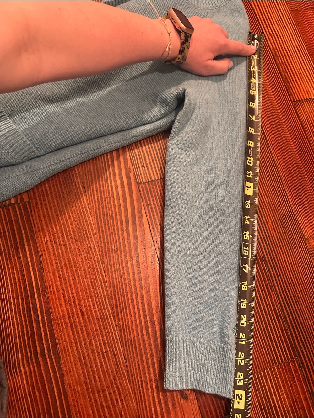 Pendleton 100% Lambswool Cardigan Sweater Teal Blue Knit Button Front Size M - Picture 12 of 13